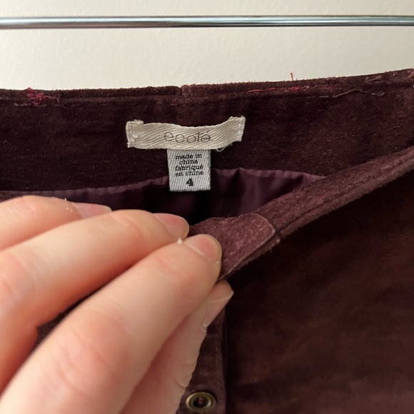 Beautiful genuine suede skirt - Picture 7 of 11